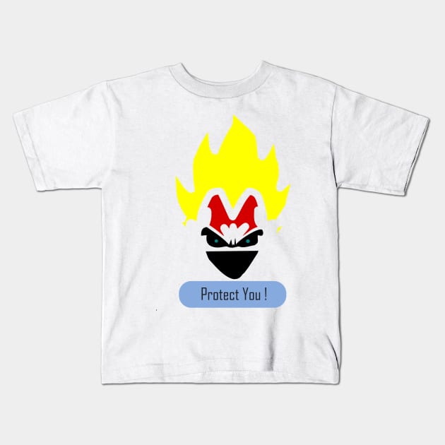 Vegeta advises you to protect yourself ! Kids T-Shirt by Ulr97